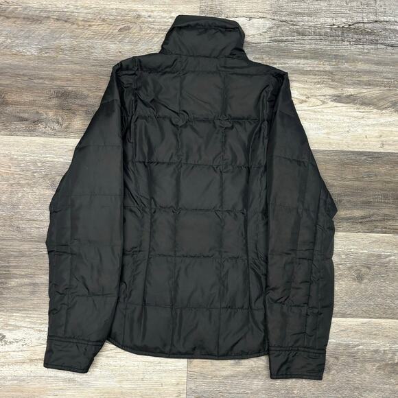 Eddie Bauer Charcoal Gray Womens S Snap Quilted Premium Goose Down Puffer Jacket - Picture 3 of 13